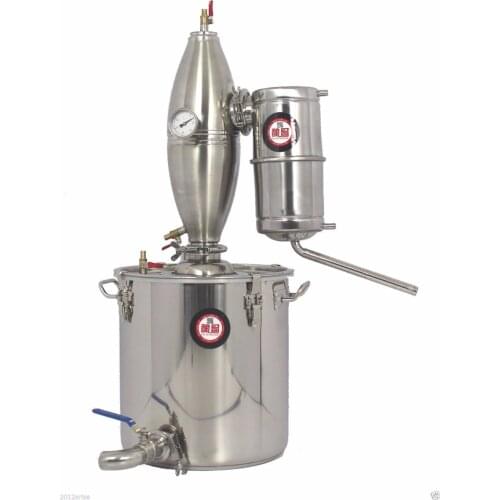 25L Alcohol Stainless Distiller Home Brew Kit Moonshine Still Wine Making Boiler y313