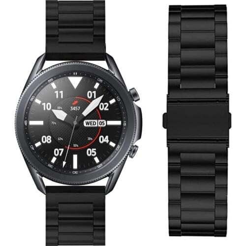 Galaxy Watch 3 45mm 41mm Bands for Samsung Galaxy Watch 46mm Strap 20mm 22mm Stainless Steel Wrist Bracelet Active2 40mm 44mm