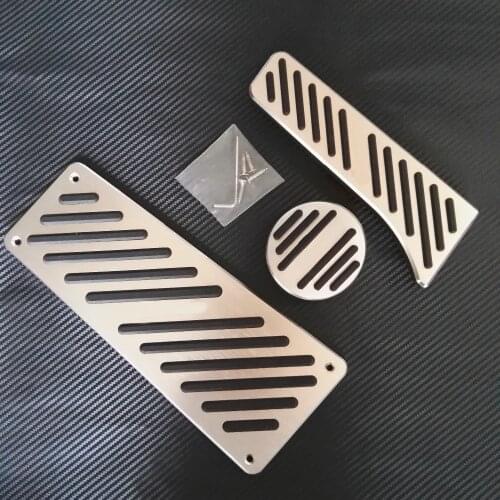 DEE Accessories For Benz Smart Fortwo Elf 2009 2010 2011 2012 2013 2014 AT Auto Pedal Pedales Sticker Styling Cover Plates Pads