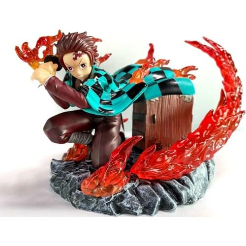 Demon Slayer Kamado Tanjirou PVC Action 1/8 Figure Model Toys 15cm