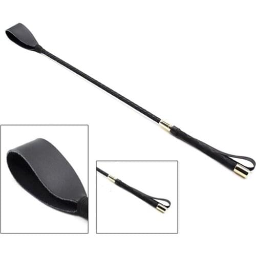 PU Leather Fetish Whip With Sword Handle Zweep Peitsche Flogger Horse Paddle Spanking Adult BDSM Slave Games