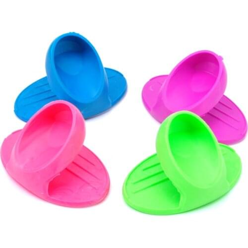 Kitchen Bakeware Oven Mitts Silicone Antiskid insulated Scalding Fingers Classic Simple Tray Clip Gloves Utensils 4pc/lot