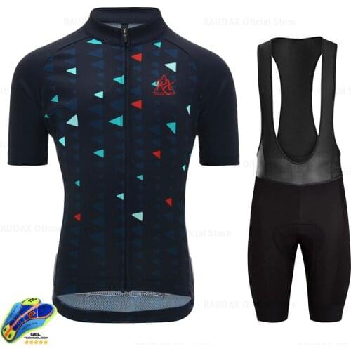 Summer Cycling Jersey Set New Eam Bike Sunprofe Shorts Suit Mtb Bicycle Clothing Skinsuit Ropa Ciclismo Hombre