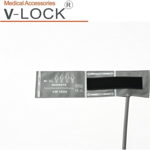 Neonate tube reusable blood pressure cuff with bladder single tube for mindray imitation coat