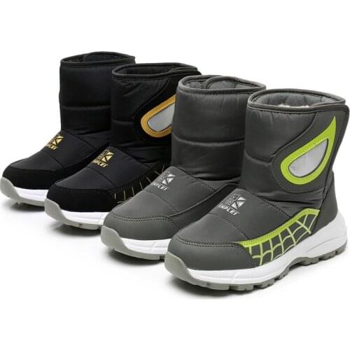 2021 New Childrens Snow Boots For Boys Girls Winter Thickened wool Cotton Shoes Outdoor Ski Shoes