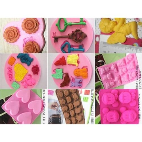 Wholesale/retail,free shipping,1 pcs Mini Pudding jelly chocolate mould clay sugar decoration mold baking tools