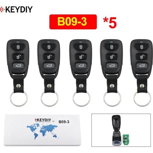 5Pcs/Lot B09-3 Original Universal 3 Button B-Series Remote Control Car Key Remote For KD900 KD900+ URG200 Mini KD KD-X2