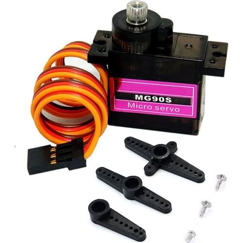 Classic Micro Mini servos 9g SG90 upgrade MG90S All metal For RC Planes Fixed wing Aircraft model telecontrol Parts Toy motors