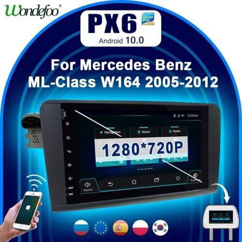 PX6 2 DIN android car radio For Mercedes Benz ML GL W164 ML350 ML500 GL320 X164 ML280 GL350 GL450 autoradio GPS Navigation DVD