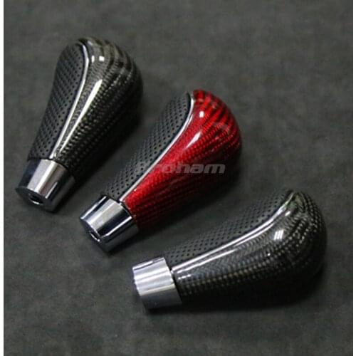 Carbon Fiber Style Gear Shift Knob Gear Lever Gear Head Handball Red and Black For Hyundai Sonata 8 2011 2012 2013 2014 Sonata8