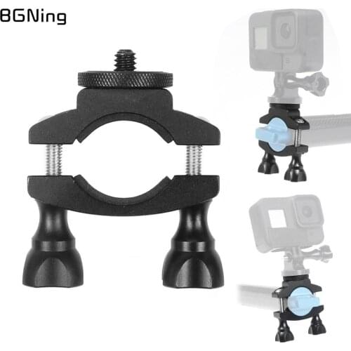 Handlebar 1/4 Camera Bike Bicycle Clamp Bracket Tripod Mount Screw Clip for Camera Cycling for Insta360 ONE R for GOPRO 9/8/MAX