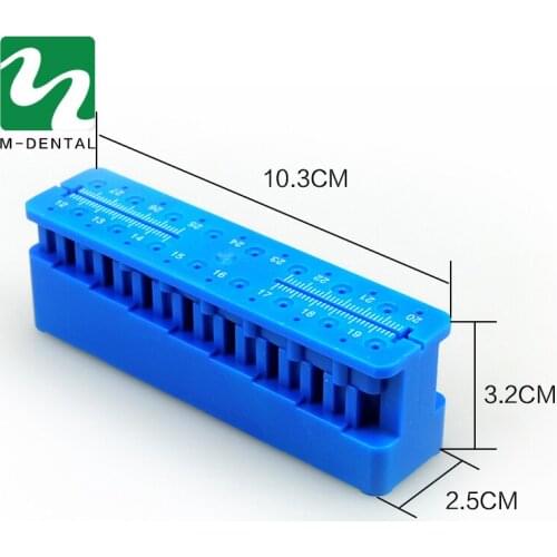 Dental Equipment Endo Measuring Autoclavable Endodontic Block Files Dentist Instrument Dentisty Material Ruler Product