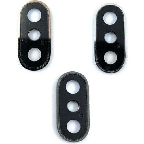 10Pcs/lot Silver/Gold/Grey Color Rear Back Camera Lens Frame Cover for Apple iPhone XS/XS Max
