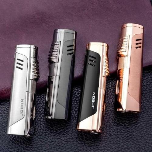Jobon Three Fires Transparent Visual Air Cabin Jet Cigar Lighter Survival Emergence Fire Starter High Gloss And Wear Resistance
