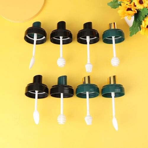 1 Pcs Honey Stick Seasoning Jars Oil Brush Seasoning Can Retractable Seasoning Bottle Cover Spoon Brush