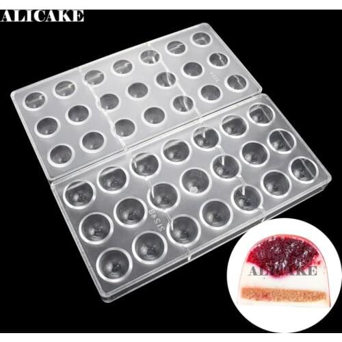 2Pcs Chocolate Mold Pudding Bullet Form Plastic Baking Pastry Tools Polycarbonate Cake Decoration for Baker Party Bakeware Mould