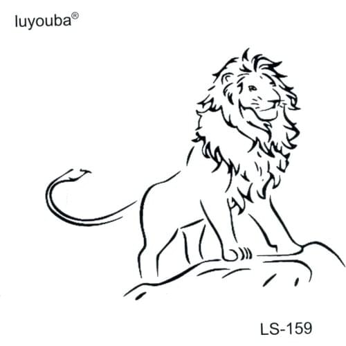 200pcs Lion King Waterproof Temporary Tattoos Men The King Of Animals Fake Tattoo Tatouage Temporaire Homme Tatoo Temporaire