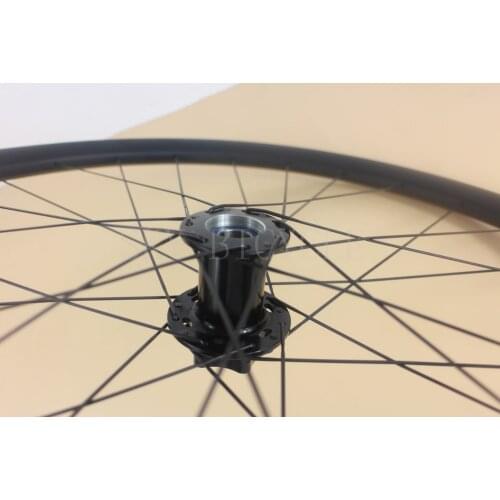 29er Lefty XC carbon wheel 30mm hookless MTB front bicycle wheel 24 28 32 holes J-hook left hand disc mountain bike 74mm O.L.D