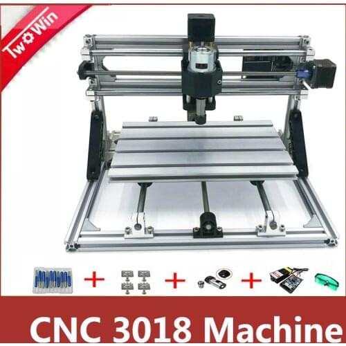 3018 with ER11 Diy mini CNC Laser Engraving Machine Kits 3 Axis Acrylic Pcb PVC Milling Machine Wood Router GRBL Control