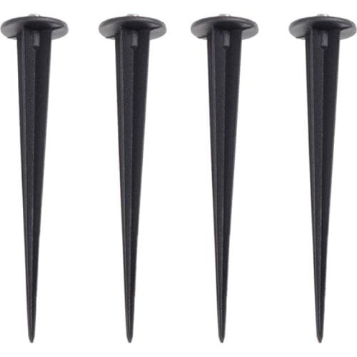 4pcs Ground Spike with M5 Screw Practical Ground Plug Spotlight Accessories Lawn Light Accessories for Garden Patio