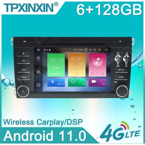 Android 11 For Porsche Cayenne 2003-2010 Car Stereo Multimedia Player Android GPS Navigation Auto Audio Radio Carplay Head Unit