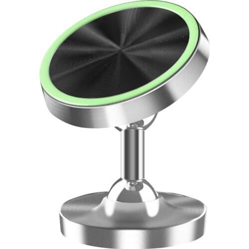 Magnetic Phone Car Mount 360 Degree Rotation Car Phone Holder Two Way Adjust Car Phone Holder Luminous Magnet Car Holders