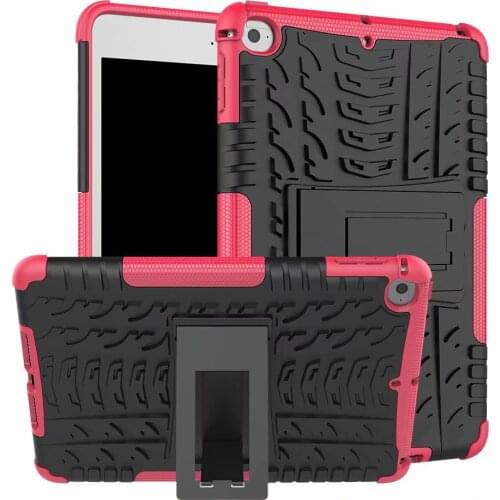 Hybrid KickStand Impact Rugged Heavy Duty TPU+PC Cover Case FOR apple ipad MINI 1 2 3 4 5 150PCS/LOT