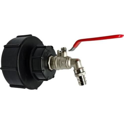 IBC Tank 3/4 Inches Outlet Tap And IBC Tank Valve Adapter Fitting Garden Hose Faucet Water Tank Hose Connector Replacement new