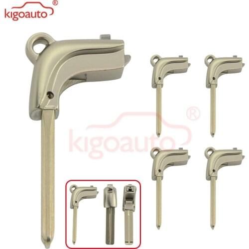 Kigoauto 5pcs 69515-30300 TOY48 for Lexus GX460 IS250 LS460 Uncut Lexus Replacement Smart Remote Emergency Key Blade Insert key