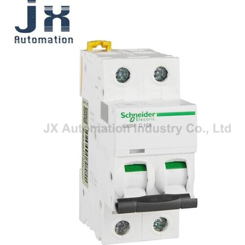 100% New Original Schneider Miniature Circuit Breaker IC65N 2P C Type Air Switch 1-63A A9F18210 16 25 32