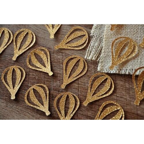 Up Up and Away Party Decoration Hot Air Balloon Confettis table book Scrapbooking Embellishment cards