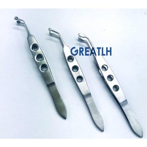 Ophthalmic eyelid massage forcep eye plastic surgery Ophthalmic Surgical Forceps Tweezers