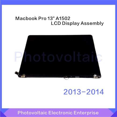 Original Brand New LCD/LED Assembly For Macbook Pro Retina 13.3inch A1502 2013 2014 Display screen Assembly Silver color