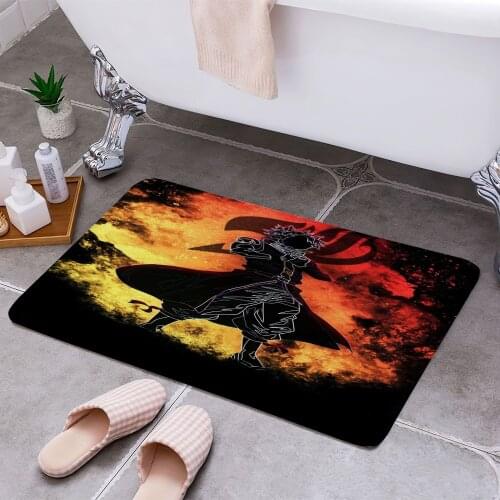 Natsu Dragneel Anti-slip Doormat Vacuuming Water Absorbing Kitchen Bedroon Bath Floor Mats Home Entrance Home Decora