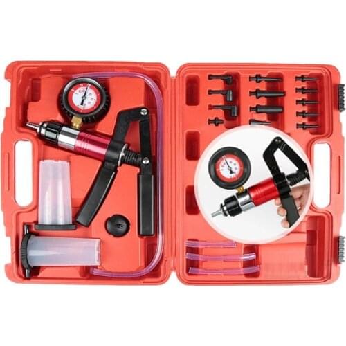 Hand Held DIY Brake Fluid Bleeder Tools Vacuum Pistol Pump Tester Kit Body Pressure Vacuum Fluid Reservoir Oil Tester