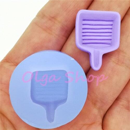 BYL820 24.1mm x 17.8mm Silicone Mold Fondant Cake Decoration Candy Resin Clay Earrings Necklace Craft Soap Candle FOOD SAFE