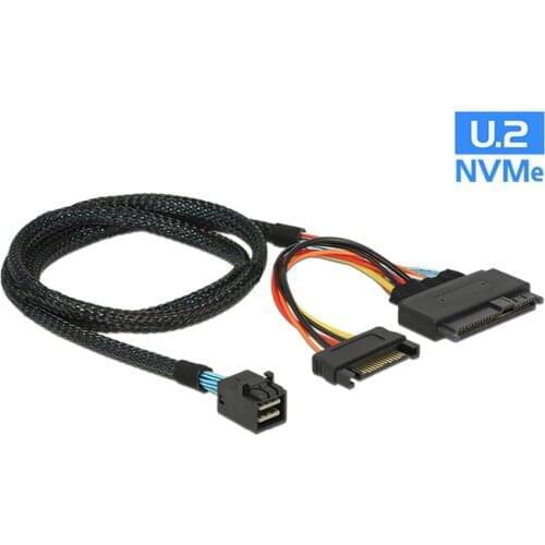 U.2 U2 SFF-8639 NVME PCIe SSD Cable for Mainboard Intel SSD 750 p3600 p3700 M.2 SFF-8643 Mini SAS HD