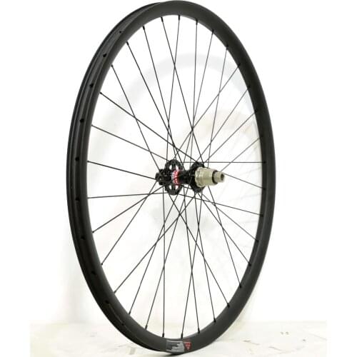 29ER asymmetric 24 mm depth 30mm width MTB XC Hookless Carbon Wheels super light Mountain bike tubuless ready carbon wheelset