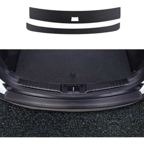 Exterior Interior Leather Rearguard Rear Bumper Trunk Fender Plate Protector For Nissan Qashqai J11 2016 2017 2018 2019 2020