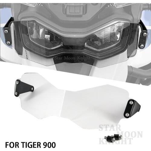 Motorcycle Headlight Guard Lens Cover Protection Clear Front Lamp Cover For TRIUMPH TIGER 900 TIGER900 GT Pro RALLY Tiger 900