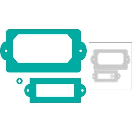 2020 New Rectangle Photo Frame Metal Cutting Dies For DIY Cut Paper Decoration Greeting Card Album Scrapbooking and Tag No Stamp