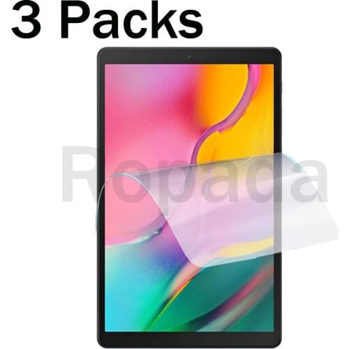 3 Packs soft PET screen protector for Samsung galaxy tab A 10.1 SM-T510 SM-T515 protective tablet film