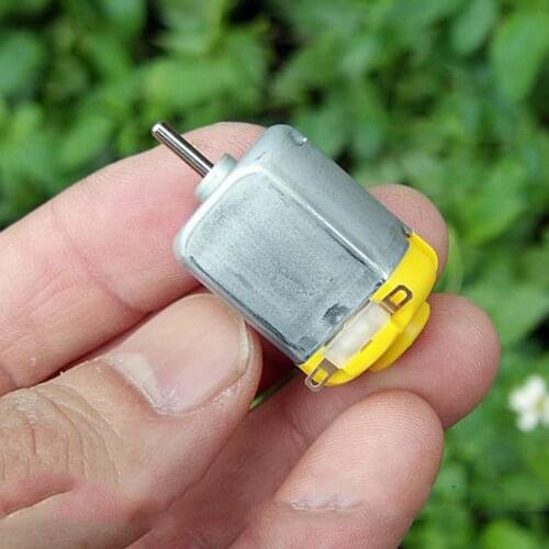 4PCS/lot Standard 130 Carbon Brush Micro Motor DC 9V-12V 13300RPM High Speed Strong Magnetic Mute RC 4WD Toy Car/ Fan