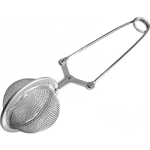 50% Hot sale Portable New Style Stainless Steel Ball Shape Tea Strainer Filter Infuser Leakage Kitchen Teaware Tool Supplies