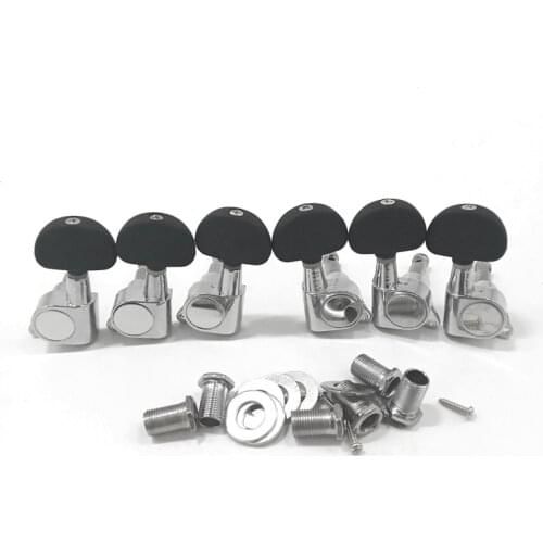 6 Pieces Guitar String Tuning Key Pegs/Machine Head Knobs(for Left and Right) for Acoustic Electric Guitar