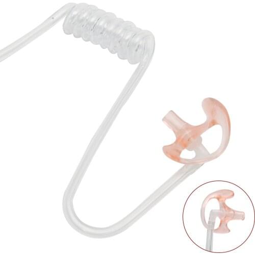 ABBREE 3.5mm Connector Walkie Talkie Headset Earphone Air Acoustic Tube Replacement Clear Headset for BAOFENG Two-Way Radios