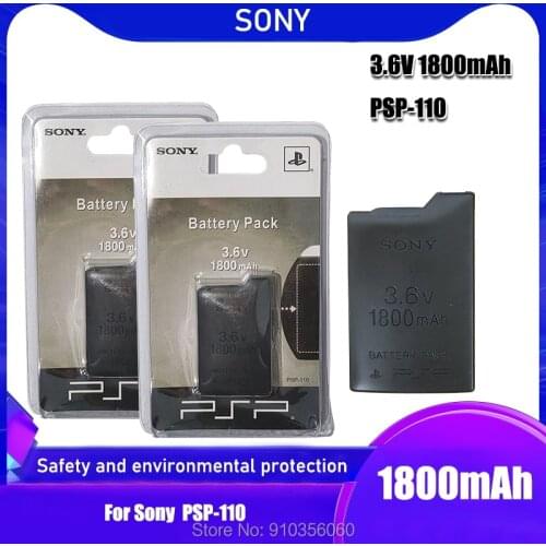 Sony 1800mAh Battery Pack for Sony PSP1000 PSP 1000 PlayStation Portable Li-Ion Lithium Rechargeable Batteries Replacement