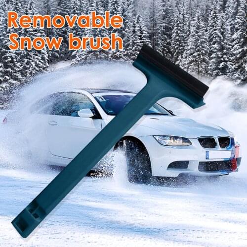 Car Ice Scraper Windshield Ice Breaker Quick Clean Glass Brush Snow Remover TPU Tool Auto Window Winter Snow Brush Shovel