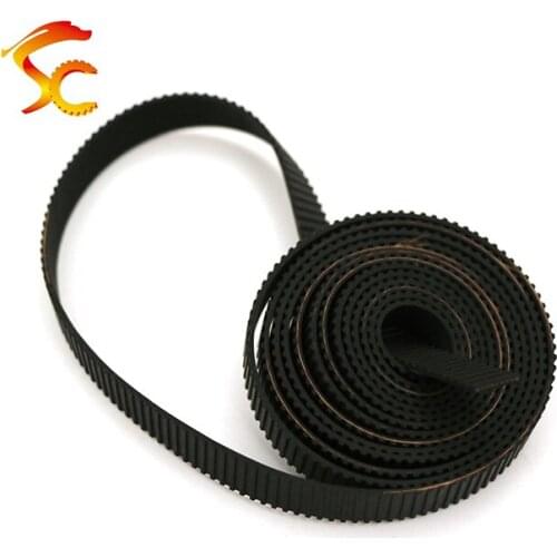 Free shipping 50Meters T2.5 10MM Open Timing Belts width 10mm pitch 2.5mm Neoprene with fiberglass Trapezoid 3D Printer