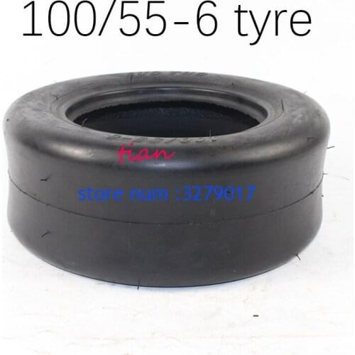 Free Shipping Good Reputation 245mm 100/55-6 Tubeless Tire Vacuum Tyre for Scooter Go Karts ATV Quad Bike OFF-Road
